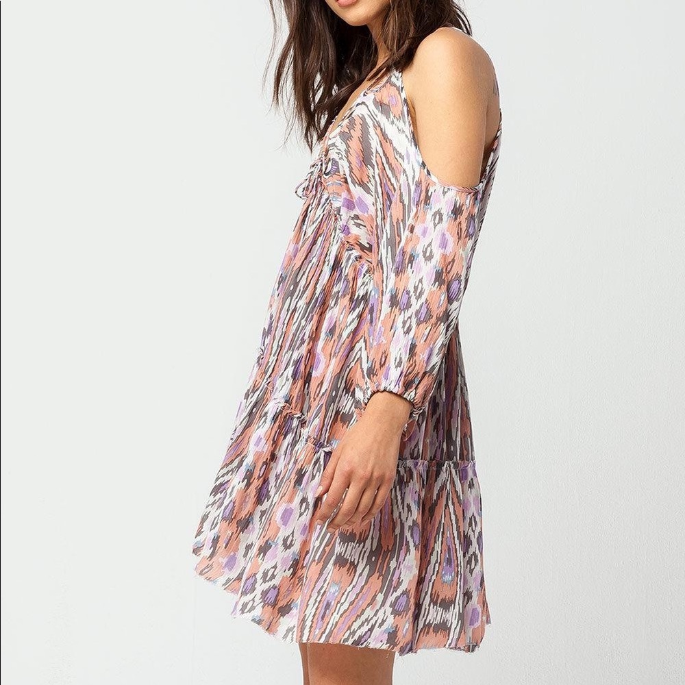 FP One Monarch Cold Shoulder Cutout Mini Dress